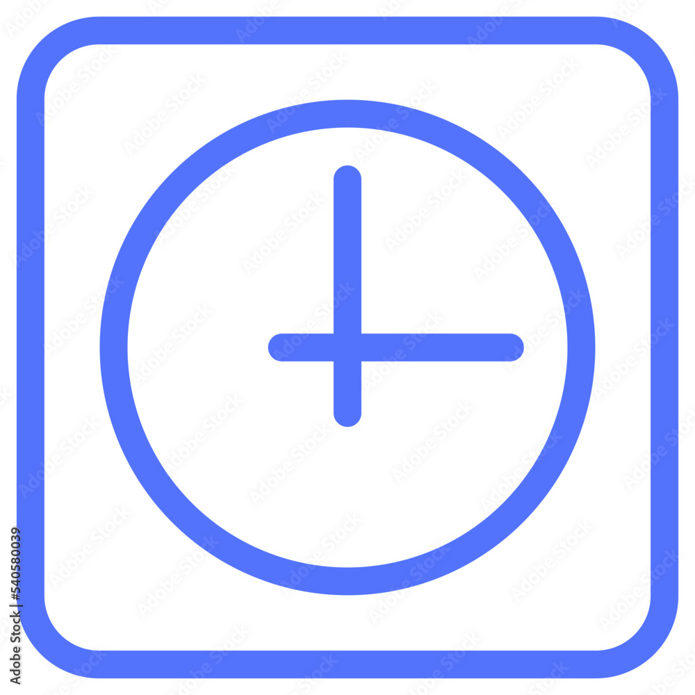 Obraz premium clock stopwatch time timer watch line icon