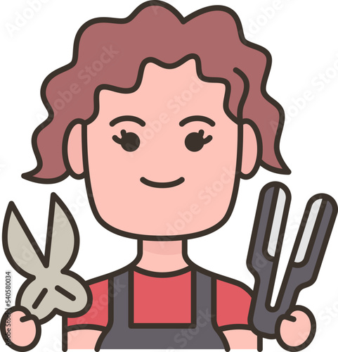 hairdresser  icon