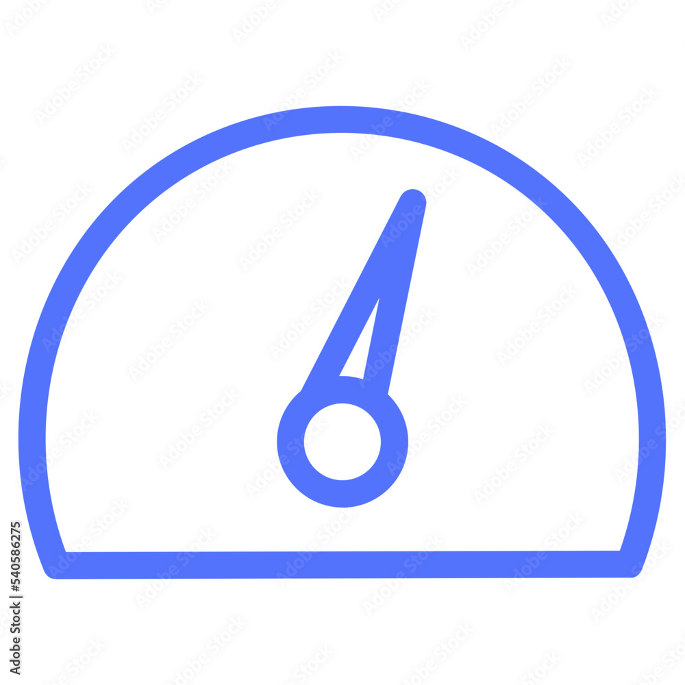 speed speedometer line icon