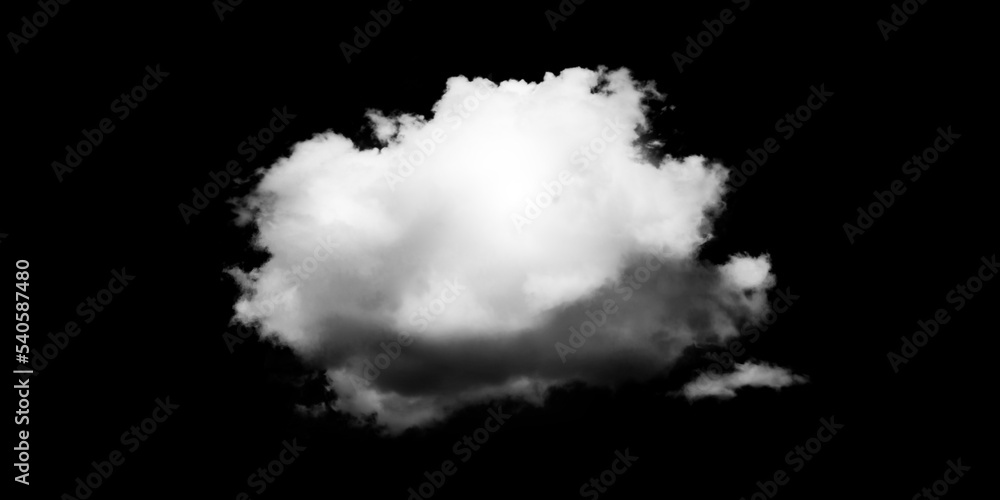 White cloud isolated on black background ,Textured smoke. White cloud isolated on black background ,Textured smoke.