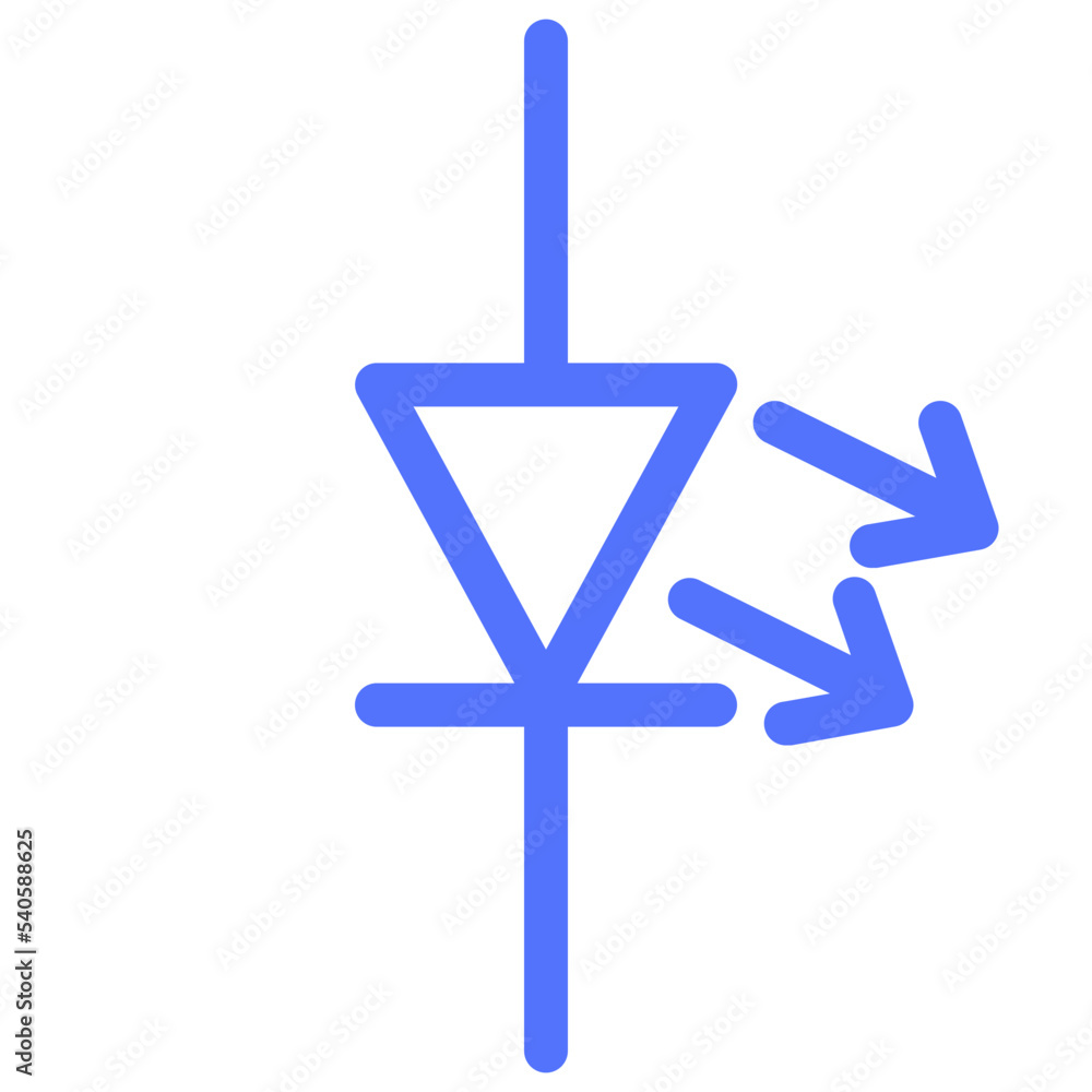 diode diode icon led diode line icon diode diode icon led diode line icon