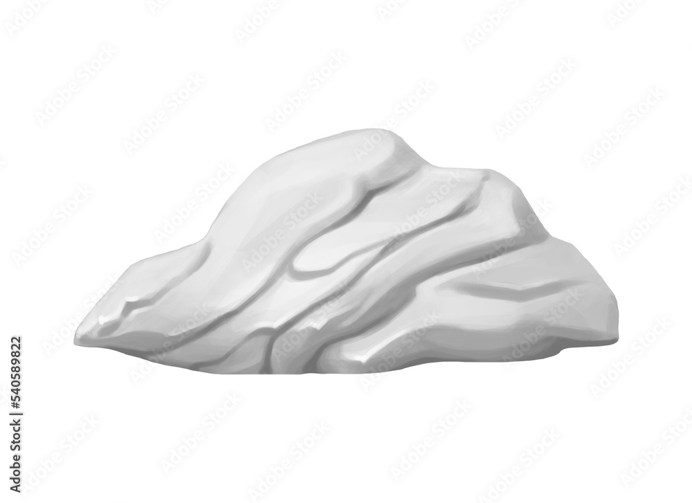 Rock stone, set cartoon. Stones and rocks in isometric 3d flat style. Set of different boulders. Cobblestones of various shapes. Illustration created from digital paintings Rock stone, set cartoon. Stones and rocks in isometric 3d flat style. Set of different boulders. Cobblestones of various shapes. Illustration created from digital paintings
