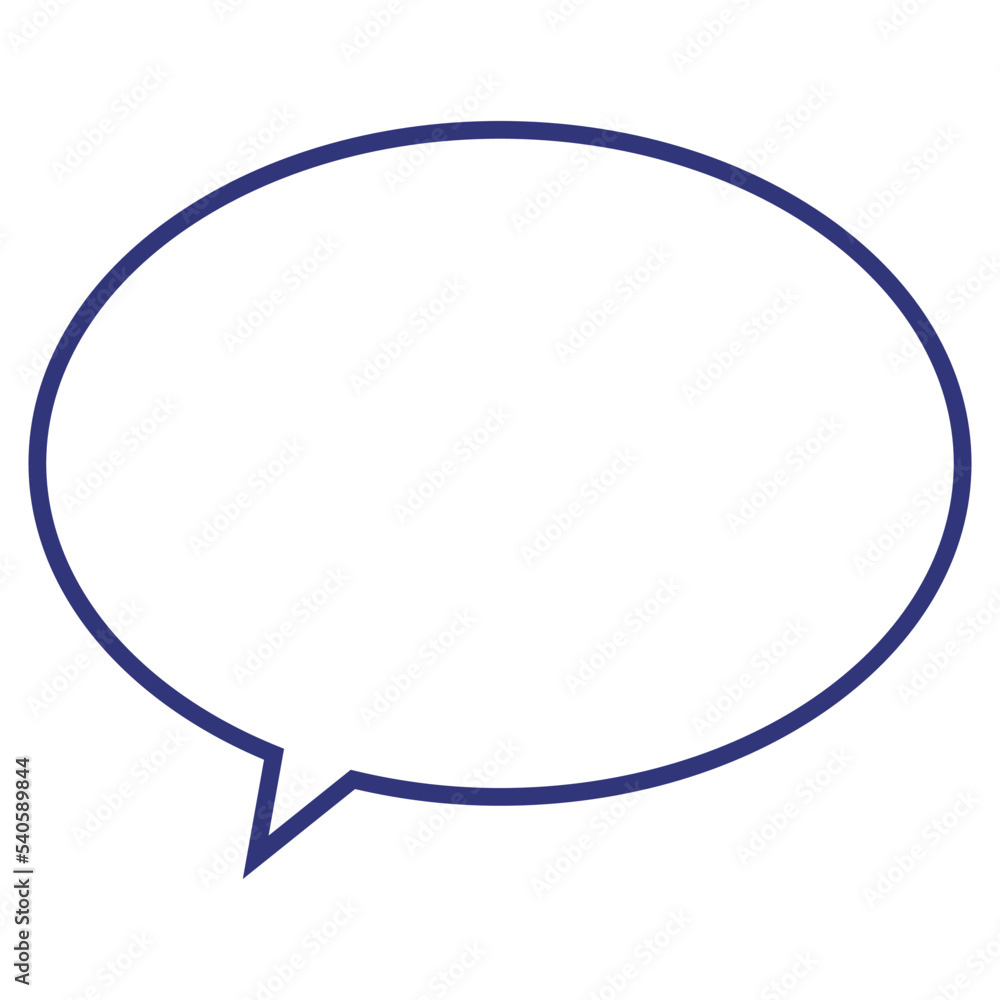 シンプルな吹き出しイラスト