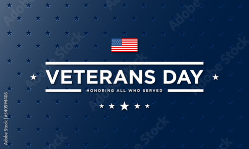 Veterans Day Background Design. Honoring all who served.