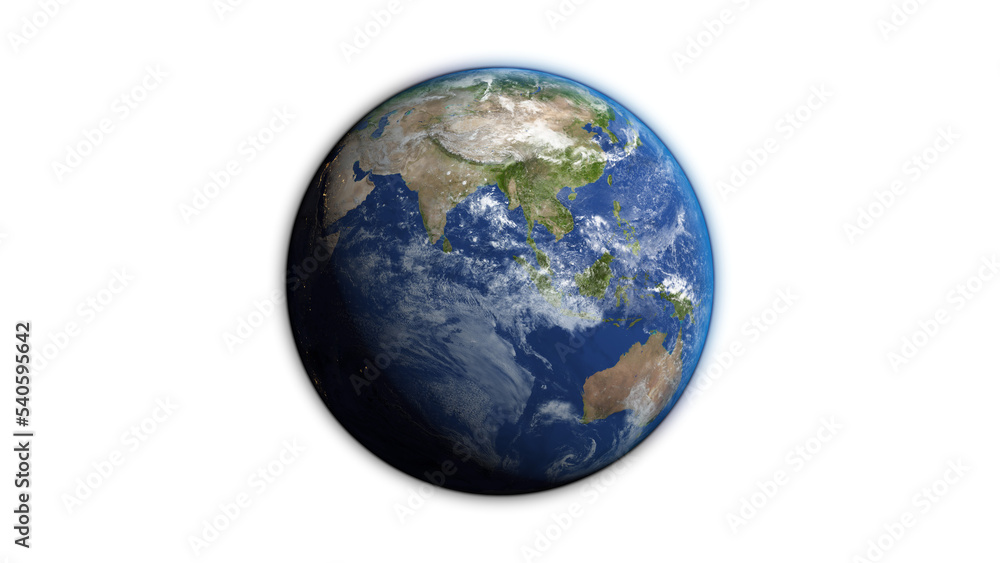 4K 3D Earth Loop Ratation 4K 3D Earth Loop Ratation