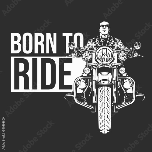 motorcycle adventure, riders on black background
