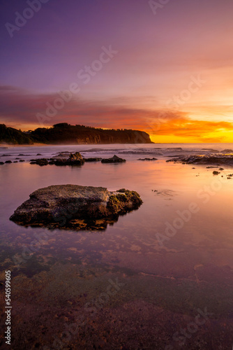 rockpool at sunrise