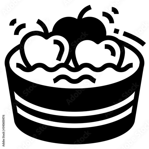 apple bobbing game icon
