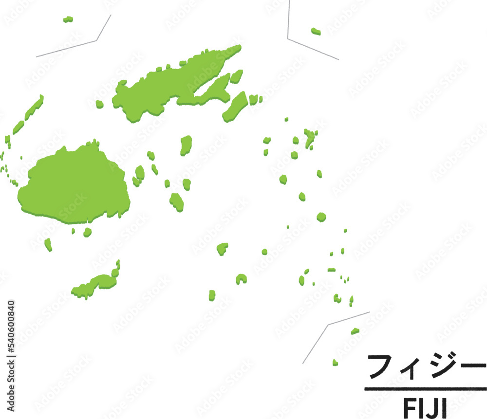 フィジーのイラスト フィジーのイラスト
