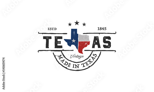 texas logo graphic design template vector illustration vector