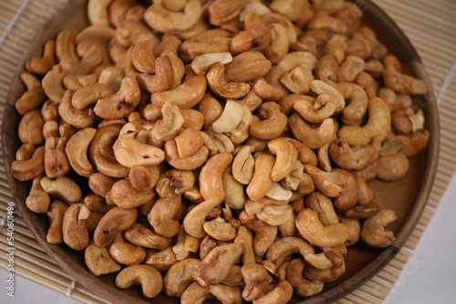 Cashew nut Arranged in a delicious dish