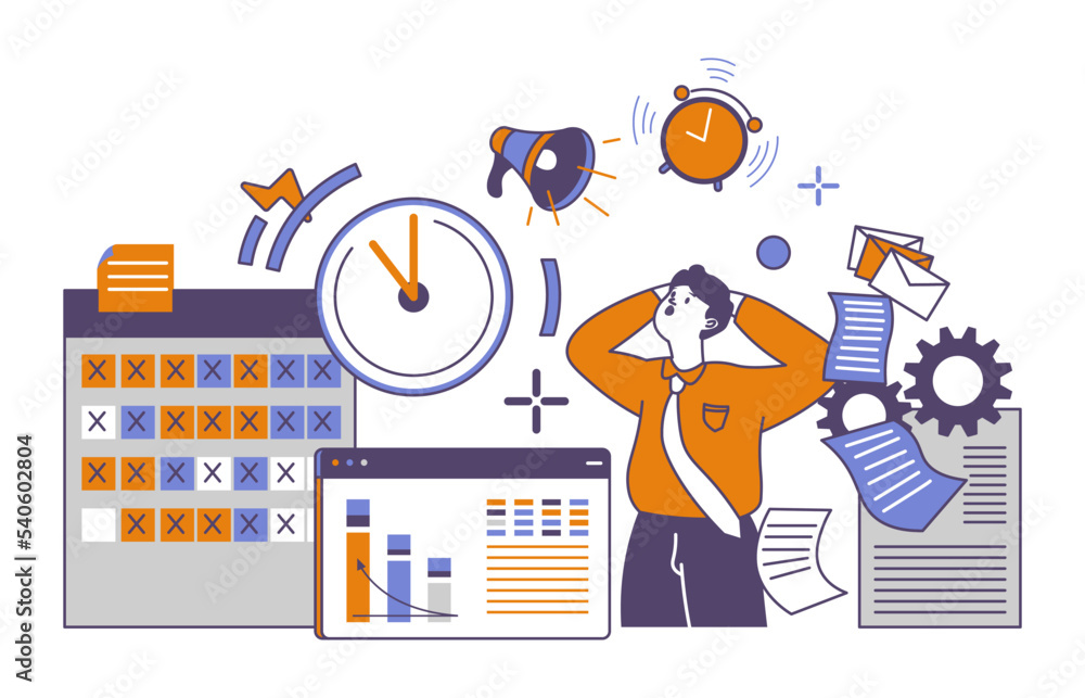 Deadlines and heavy workload, manager panicking Deadlines and heavy workload, manager panicking
