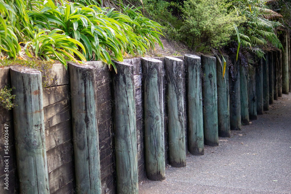 Timber Retaining Wall Timber Retaining Wall