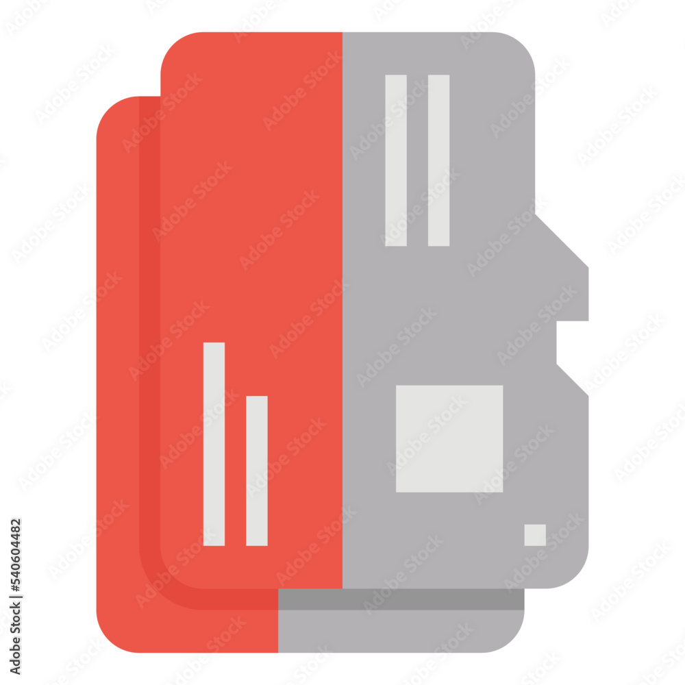 memory flat icon