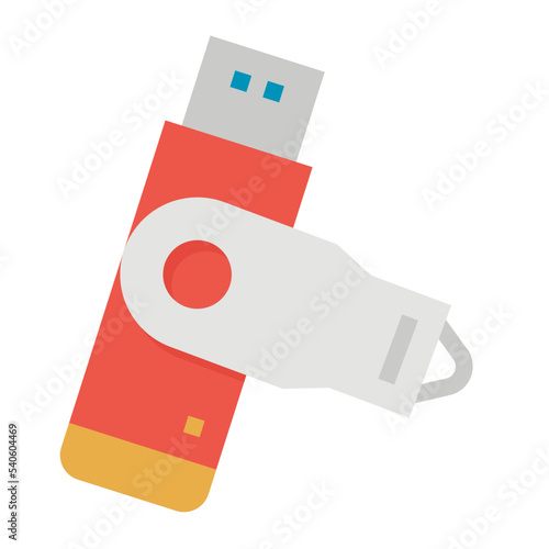 Flash flat icon