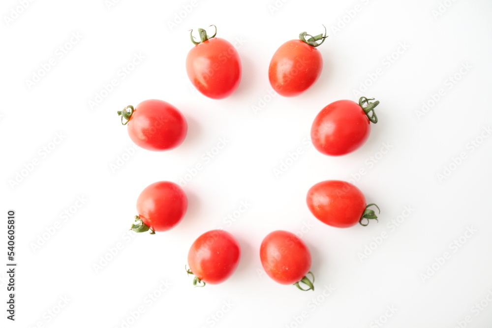 tomatoes on white background tomatoes on white background
