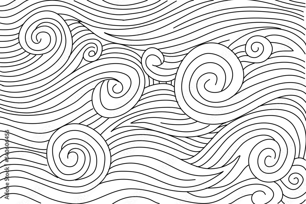 Abstract wave line arts background vector. Design for prints, wall arts and home decoration, cover and packaging design. Abstract wave line arts background vector. Design for prints, wall arts and home decoration, cover and packaging design.