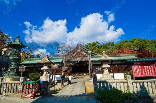 Kotohira shrine in Kagawa, Shikoku island, Japan.
