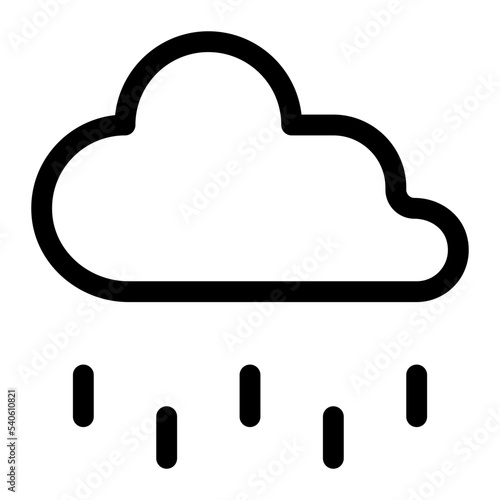 cloud rain drizzle icon