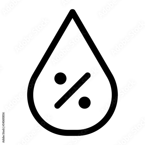 droplet percentage icon