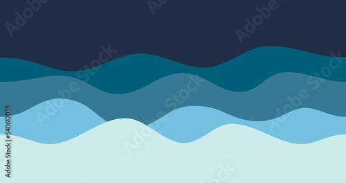 blue ocean wave background