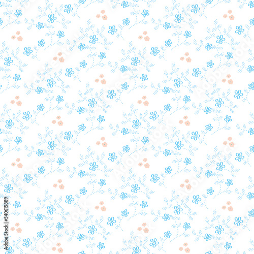 Purple Magenta Cyan Seamless Pattern