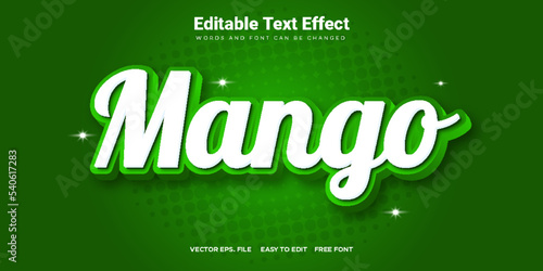 Mango Text effect