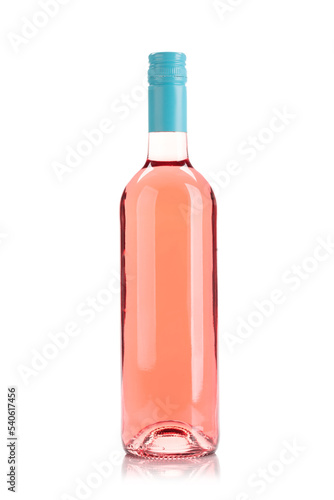 Rose wine bottle