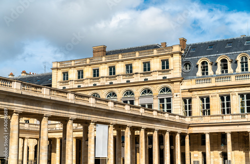 The Palais-Royal, a former royal palace in the center of Paris, France © Leonid Andronov