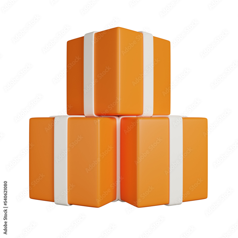 Obraz premium Delivery Box 3D Icon