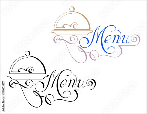 Menu Hand Drawn Pen Ink Style M_2210003