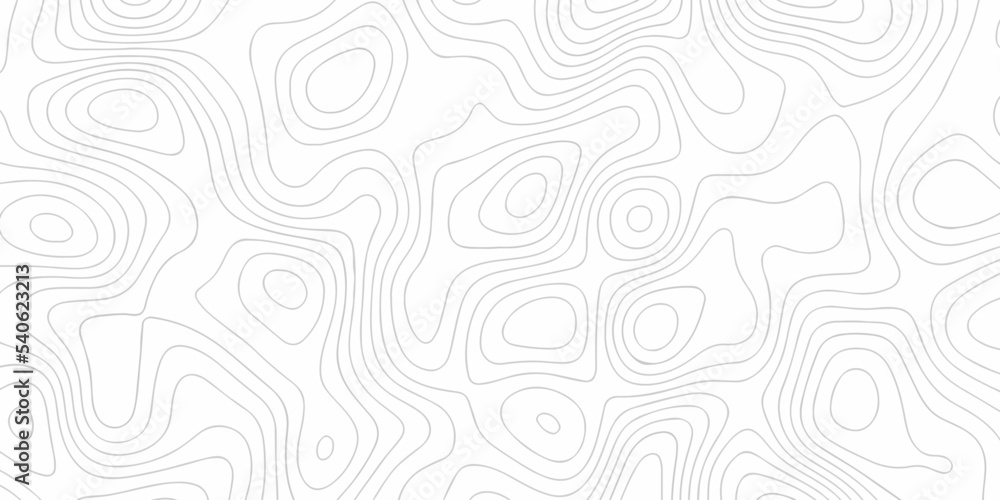 topographic patter line map background. silver line topography maount map contour background, geographic grid. Abstract vector illustration.	