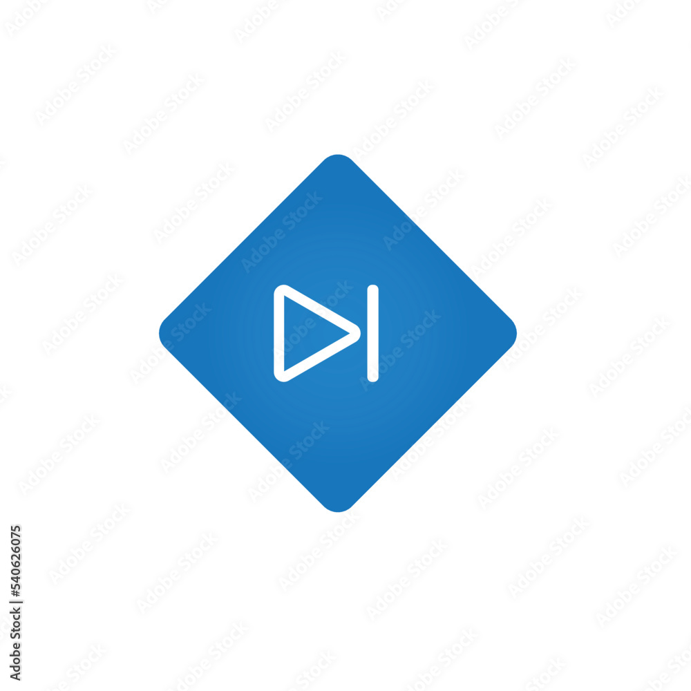 Pause - play icon for music or video player. Vector illustration. Pause - play icon for music or video player. Vector illustration.