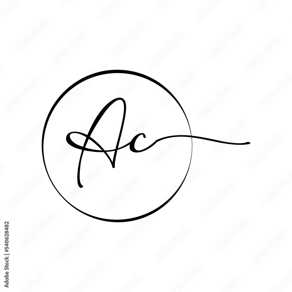 Initial beauty logo vector templates Initial beauty logo vector templates