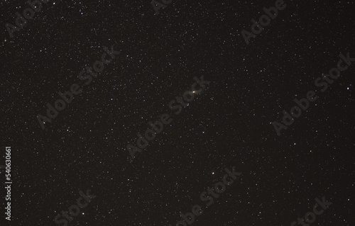 Wide-angle shot of Andromeda Galaxy taken from Dartmoor, Devon