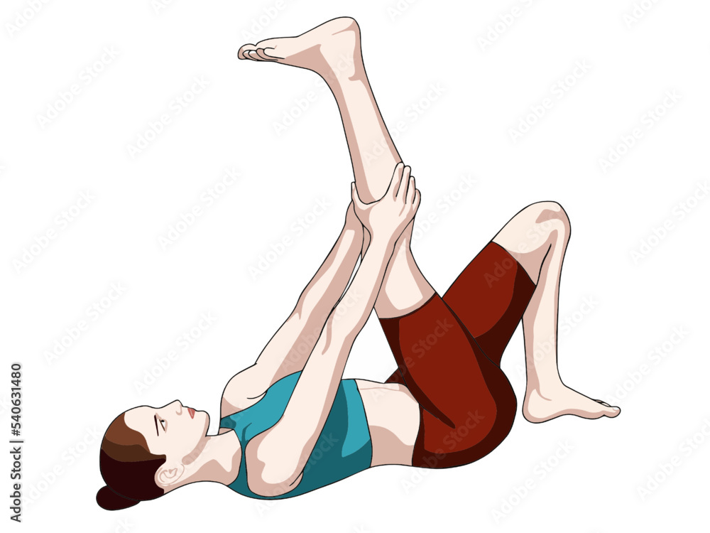 Yoga (a.k.a Asana) and pilates positions. Position 19