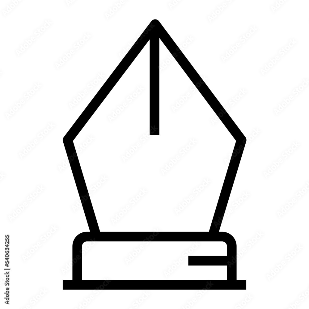 Icon Pen Tool With Style Outline Icon Pen Tool With Style Outline