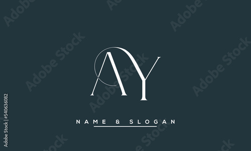 AY,  YA,  A,  Y   Abstract  Letters  Logo  Monogram photo