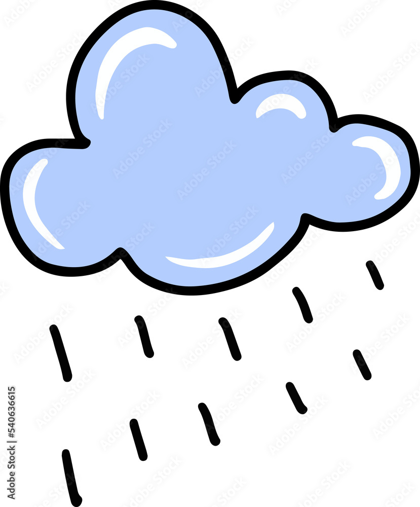 Blue cloud Illustration Blue cloud Illustration