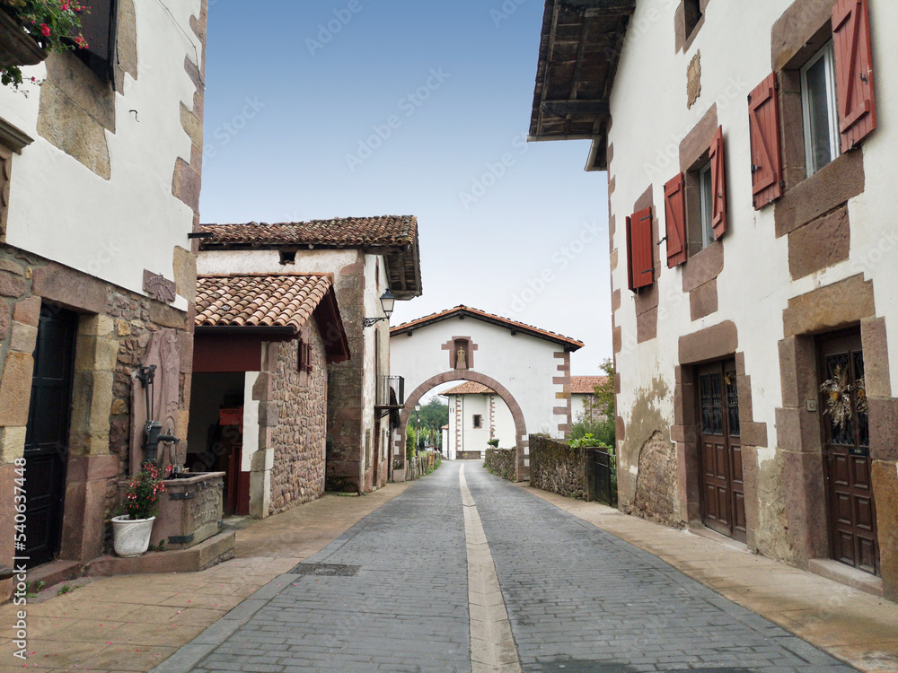 Promotional photography of Amaiur, a tourist town in Navarra, one of the most beautiful in Spain
