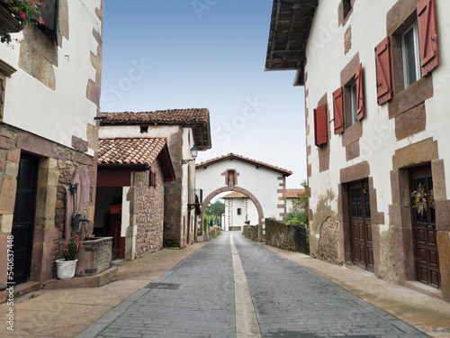 Fototapeta Naklejka Na Ścianę i Meble -  Promotional photography of Amaiur, a tourist town in Navarra, one of the most beautiful in Spain