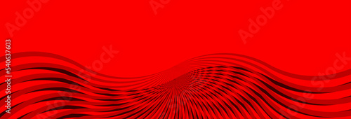 Abstract modern red background. Curve wave. Luxury long backdrop. Art digital template. Poster, banner. Christmas wallpaper. Presentation card. Copy space. Cover design. Metaverse. Wedding invitation.