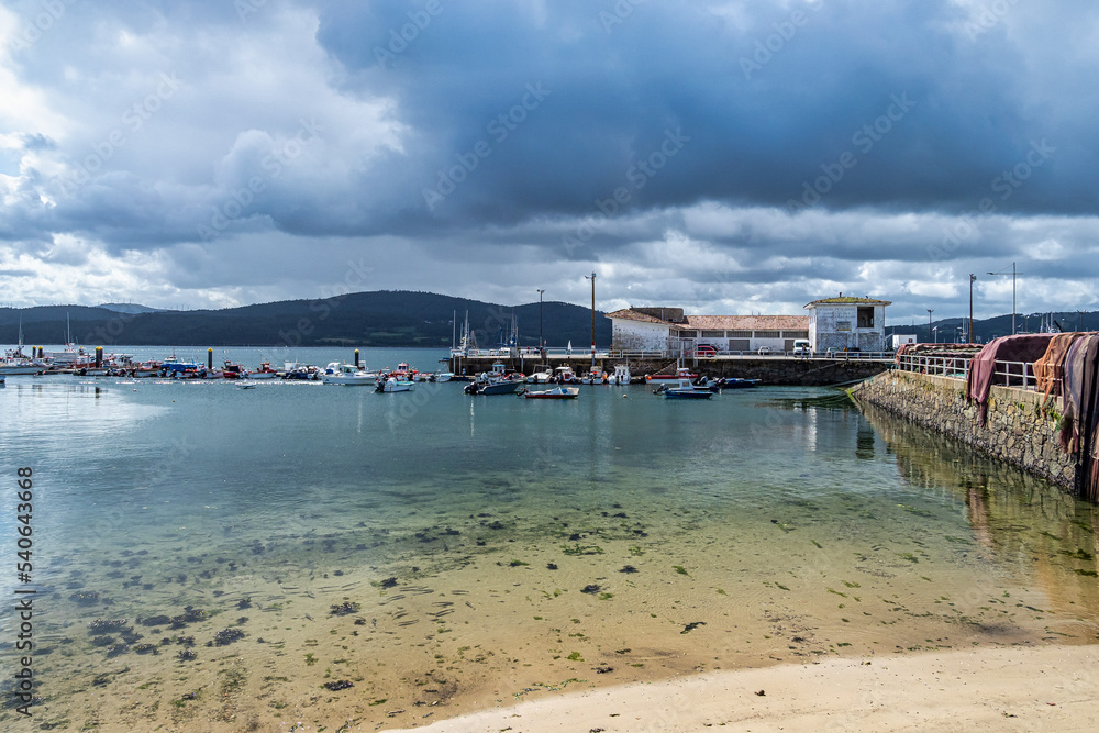 The fishermen village of Camarinas in Galicia, Spain