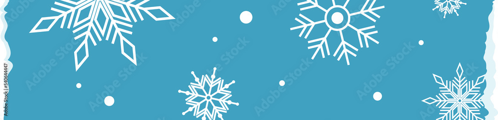 Fototapeta premium Blue ribbon washi sticker. Ripped tape. christmas theme 8