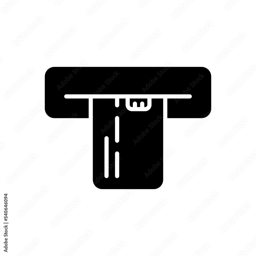 Insert Credit Card in ATM, POS, Payment Terminal Silhouette Icon. Electronic Banking Transaction in Automated Teller Machine Glyph Pictogram. Insert Credit Card Symbol. Isolated Vector Illustration Insert Credit Card in ATM, POS, Payment Terminal Silhouette Icon. Electronic Banking Transaction in Automated Teller Machine Glyph Pictogram. Insert Credit Card Symbol. Isolated Vector Illustration