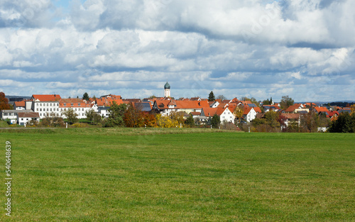 Panorama von Frohnstetten, Teilort der Stadt Stetten am kalten Markt im Landkreis Sigmaringen