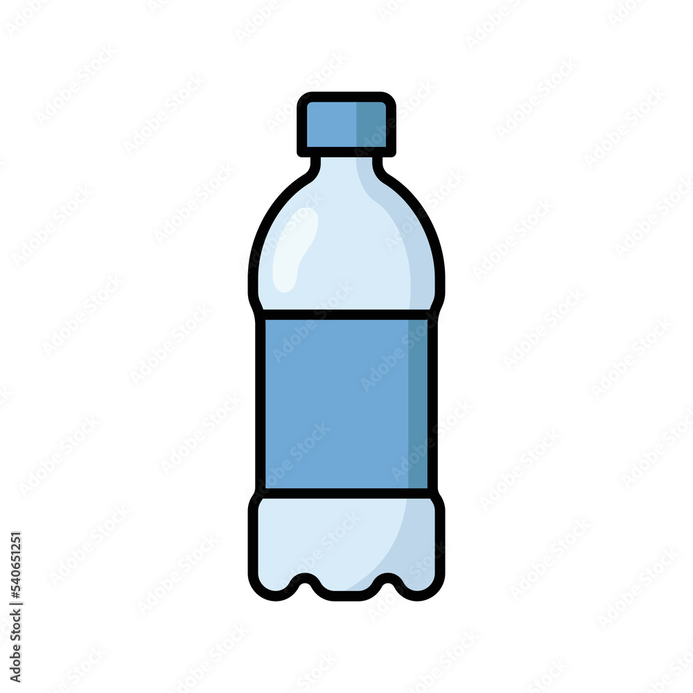 water bottle icon vector design template in white background water bottle icon vector design template in white background