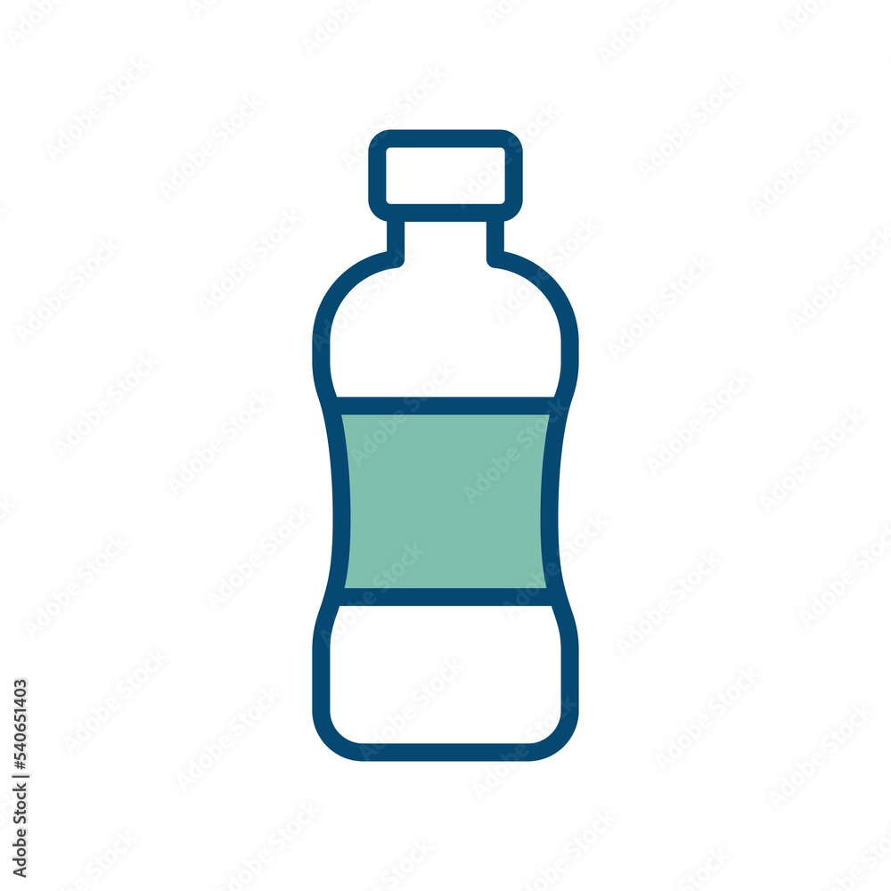 water bottle icon vector design template in white background water bottle icon vector design template in white background