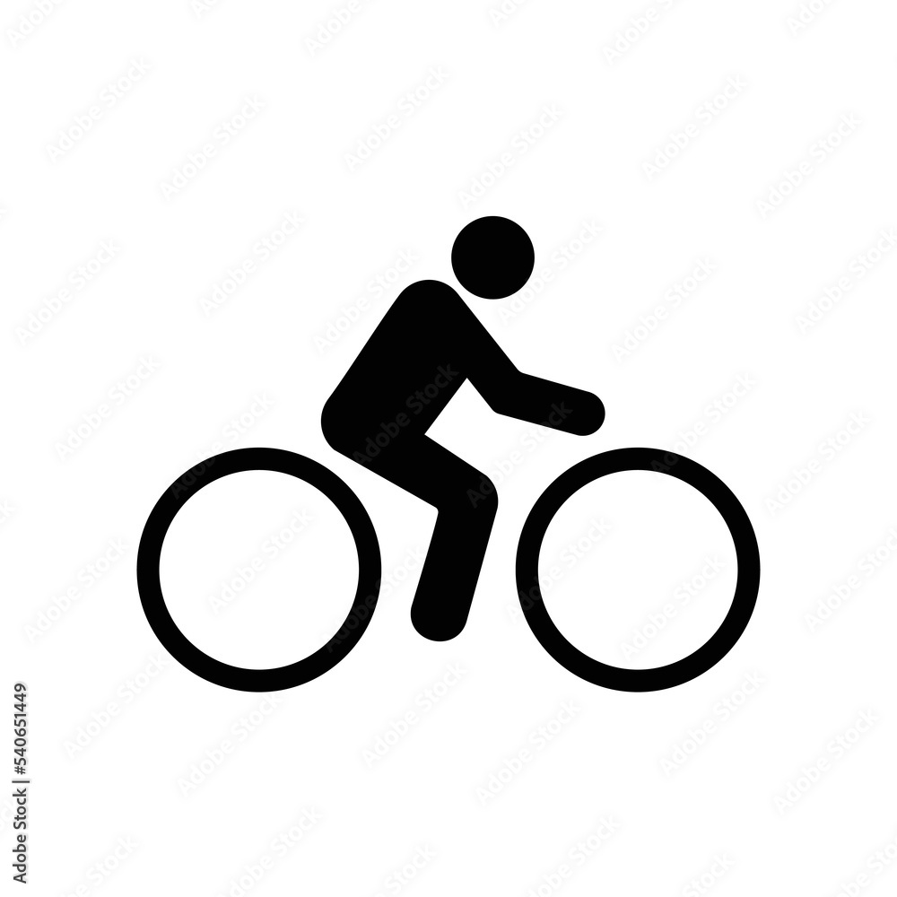 Obraz premium bicycle icon vector design template in white background