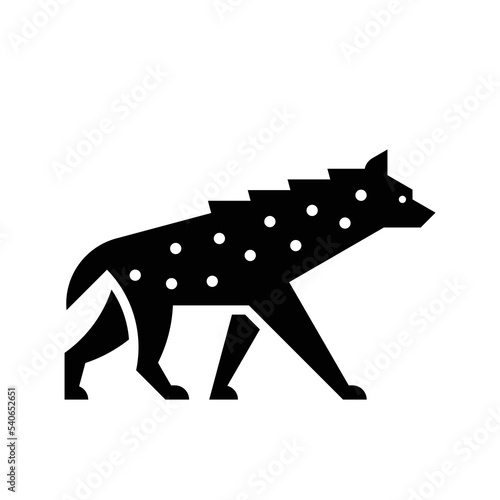 Hyena Logo. Icon design. Template elements